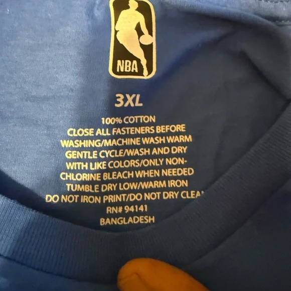 NBA Golden State Warriors Blue and Gold Tee - Picture 3 of 6